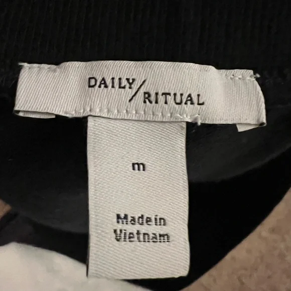 Daily ritual-Women's Terry Cotton and Modal Drawstring Sweatshirt Skirt - Picture 14 of 14